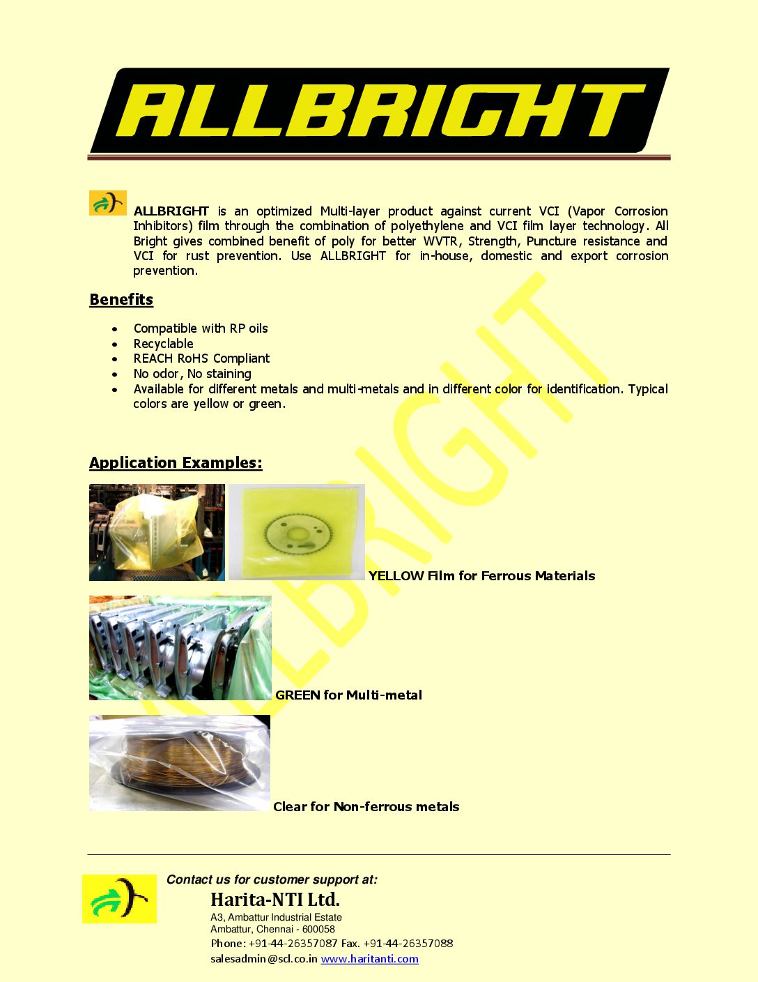 ALLBRIGHT Rust Prevention