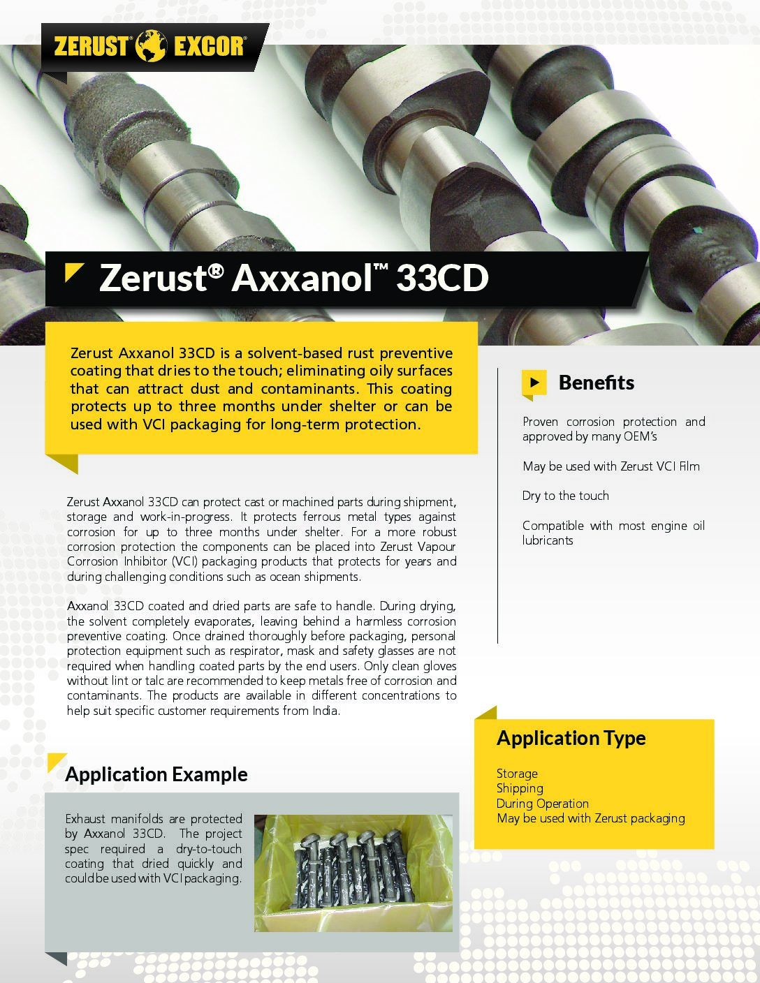Zerust Axxanol 33CD Rust Preventive
